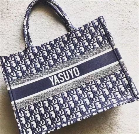 christian dior custom name bag.